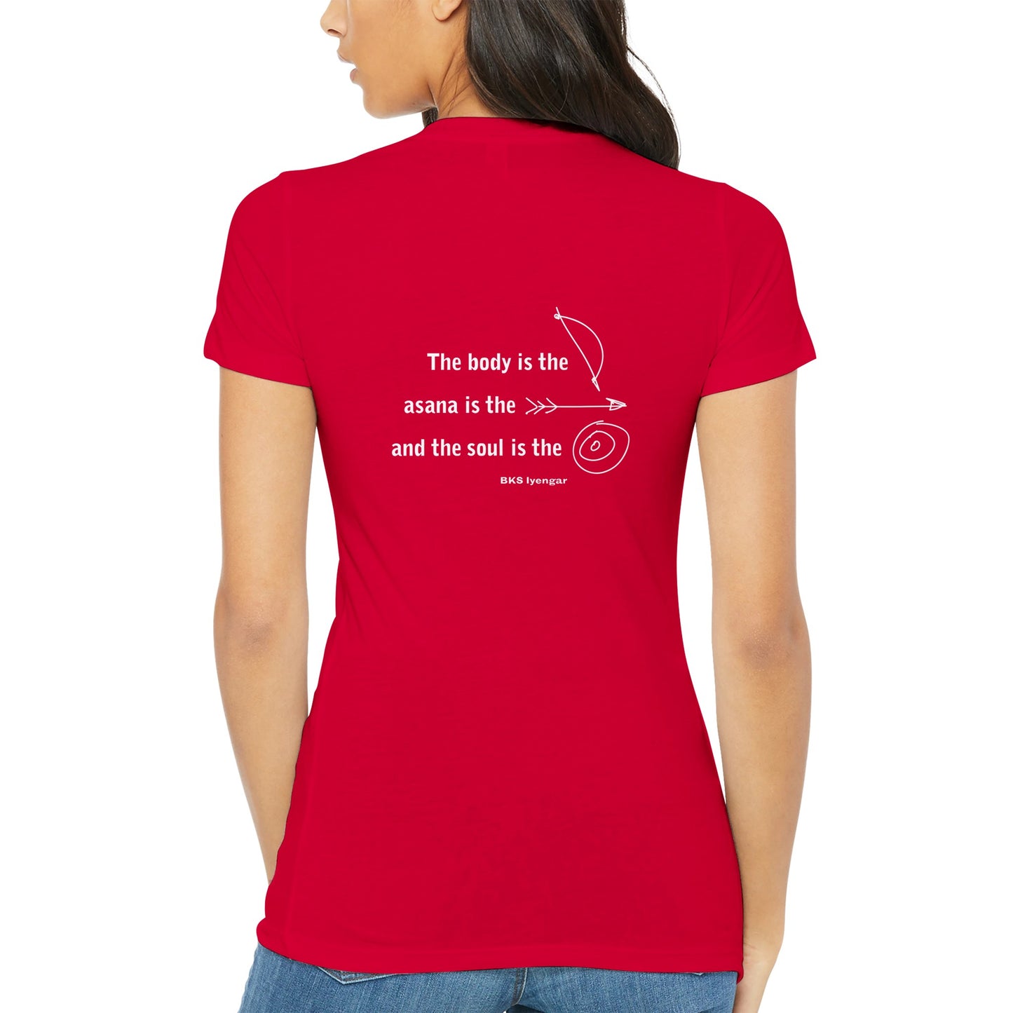 iyengar quote yoga tshirt