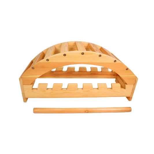 small viparita dandasana bench pine wood