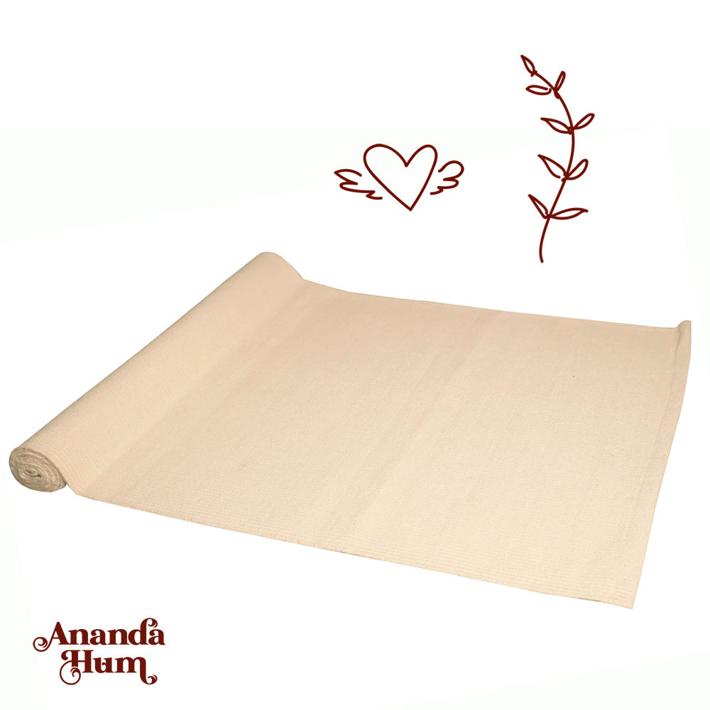 Hand-Woven Organic Cotton Yoga Mat – Ananda Hum