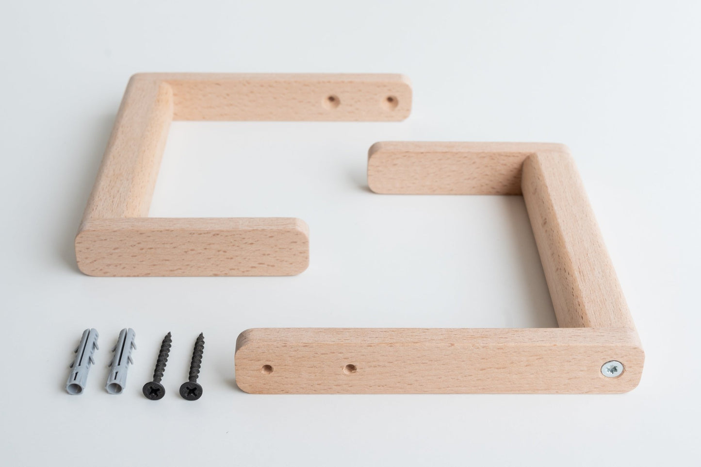 Yoga Mat Storage Wooden Hooks - Handmade