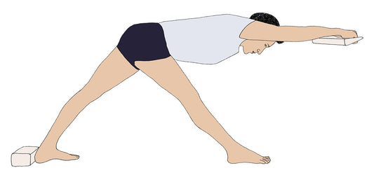 slanting plank for iyengar yoga