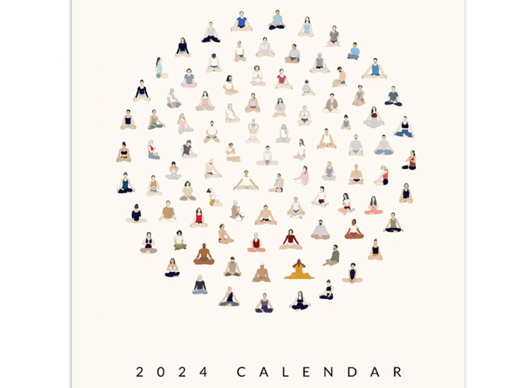 2024 yoga sequences calendar
