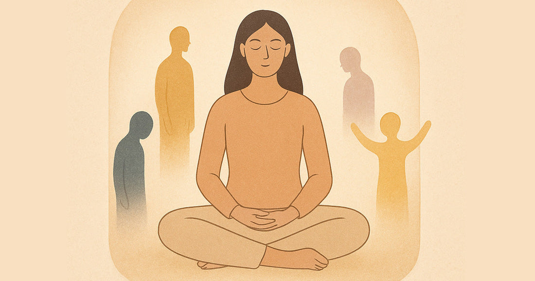 how to create inner peace image for blog post