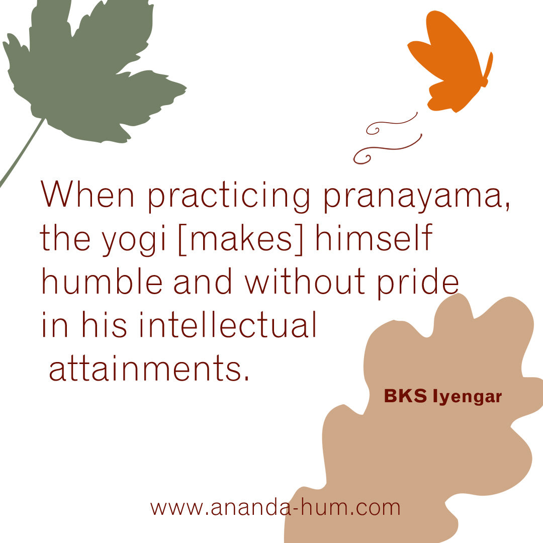 pranayama iyengar quote