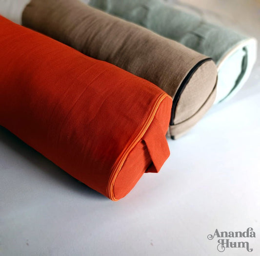 organic yoga bolster ananda hum