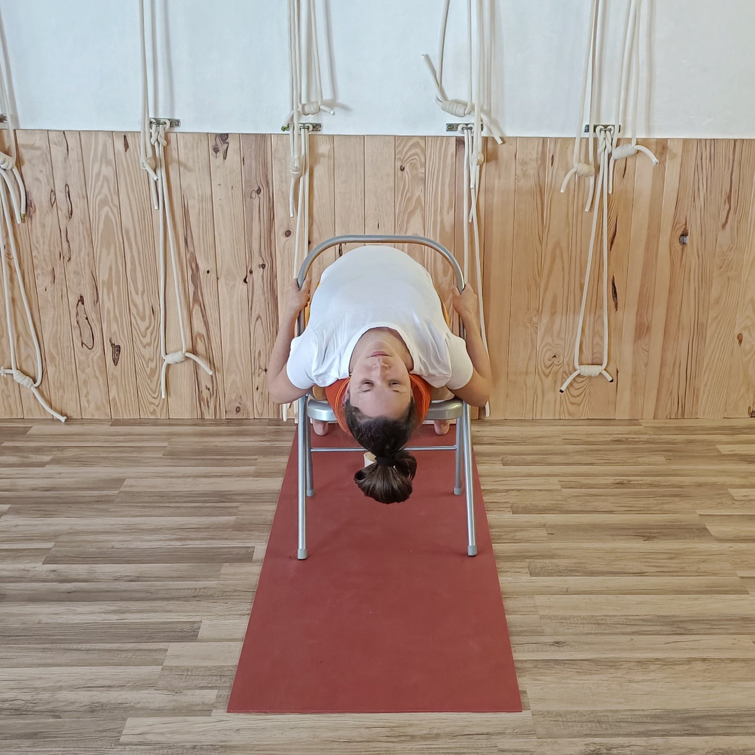 chaise de yoga iyengar