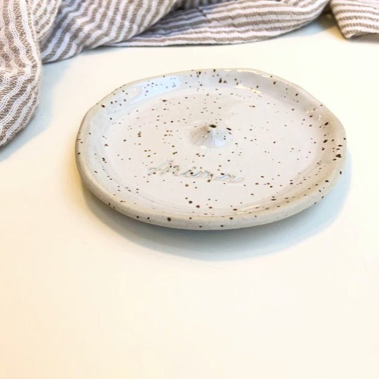 white incense holder