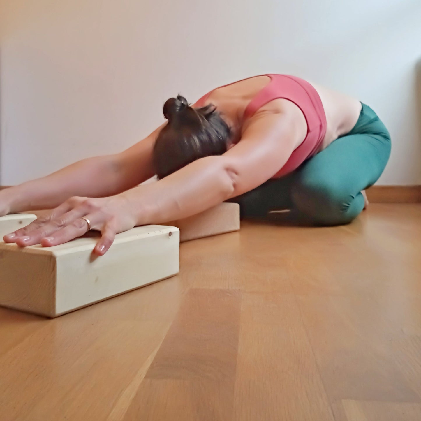using yoga blocks
