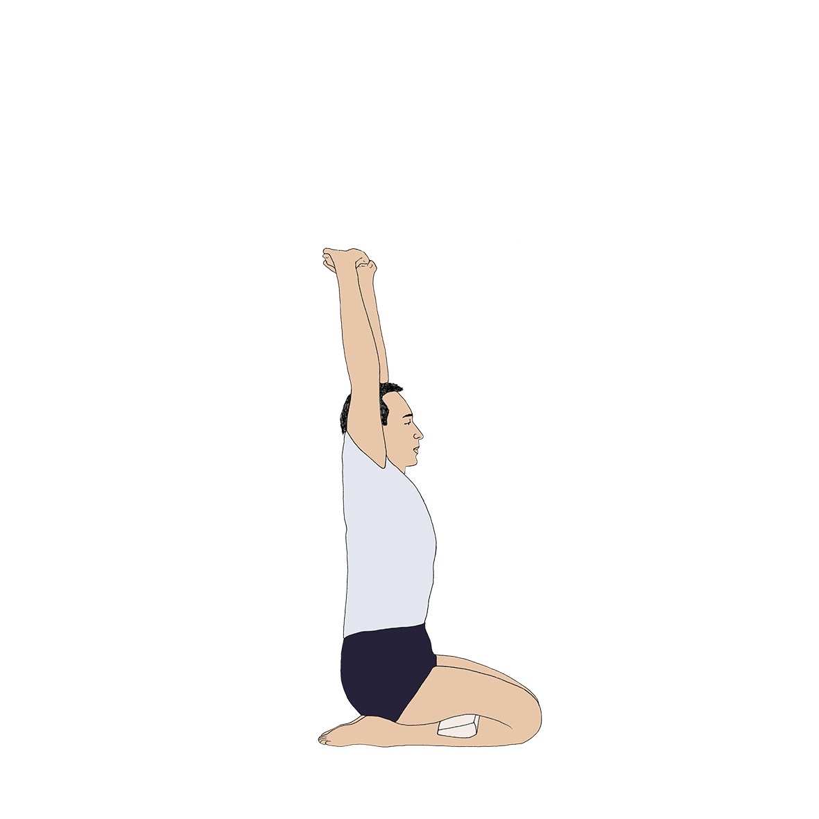 Bloc de yoga incliné Slanting plank liège - Chin Mudra - 60cm x 9cm x Bloc de yoga incliné Slanting plank liège - Chin Mudra - 60cm x 9cm x