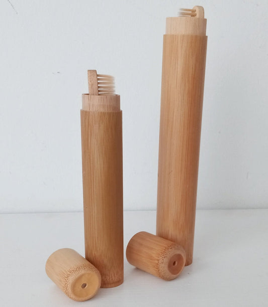 bamboo toothbrush cases adult and kid