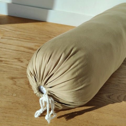 bolster organic cotton and lambs wool filling