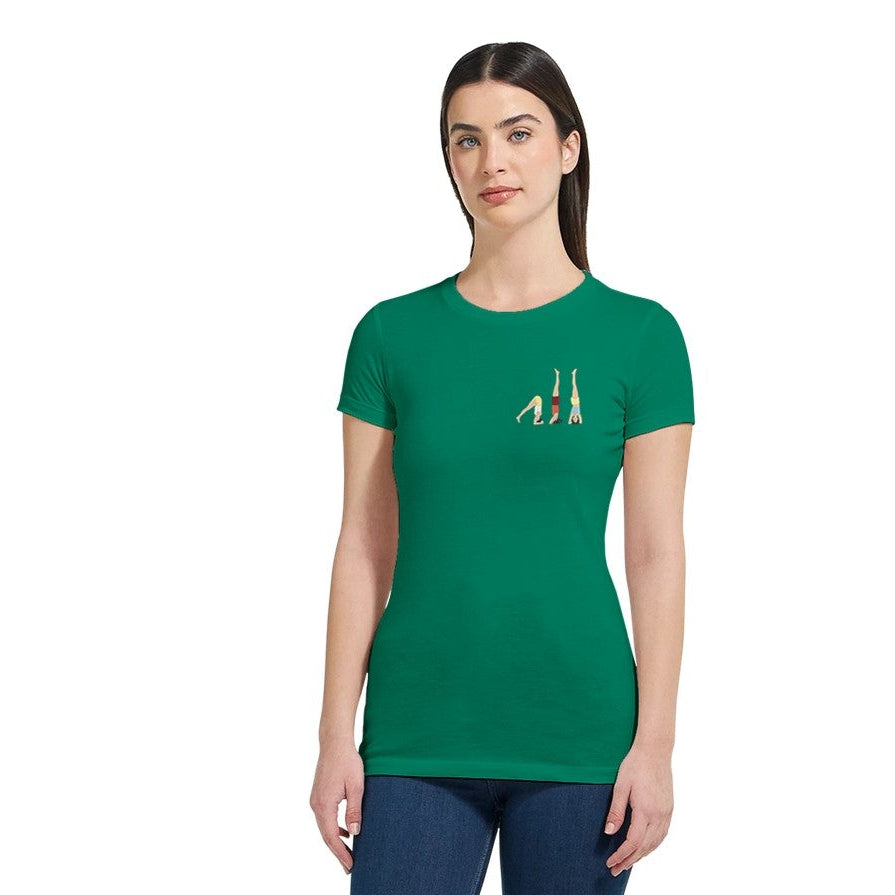 camiseta yoga ajustada