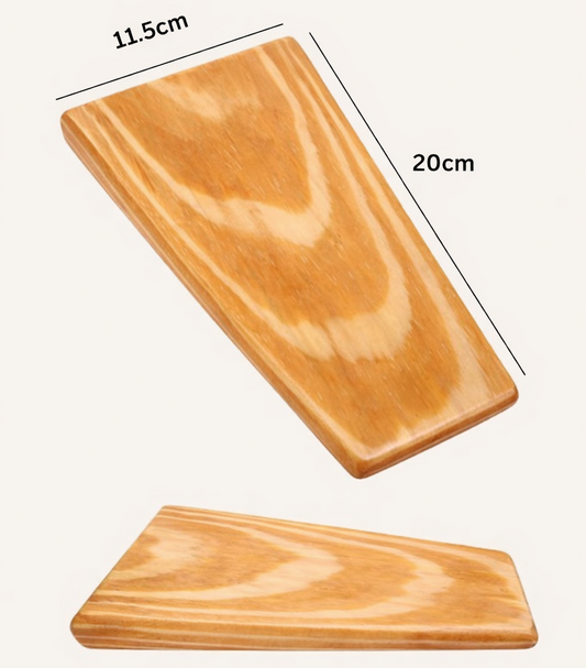 wooden wedges for knee yoga iyengar