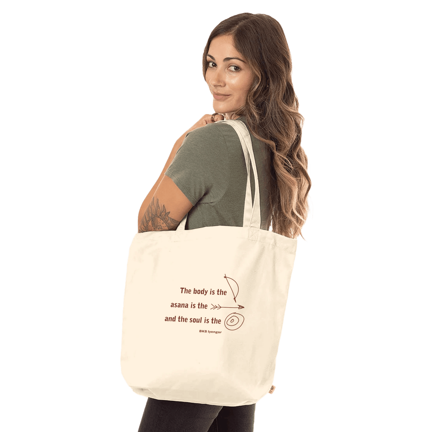 yoga tote bag