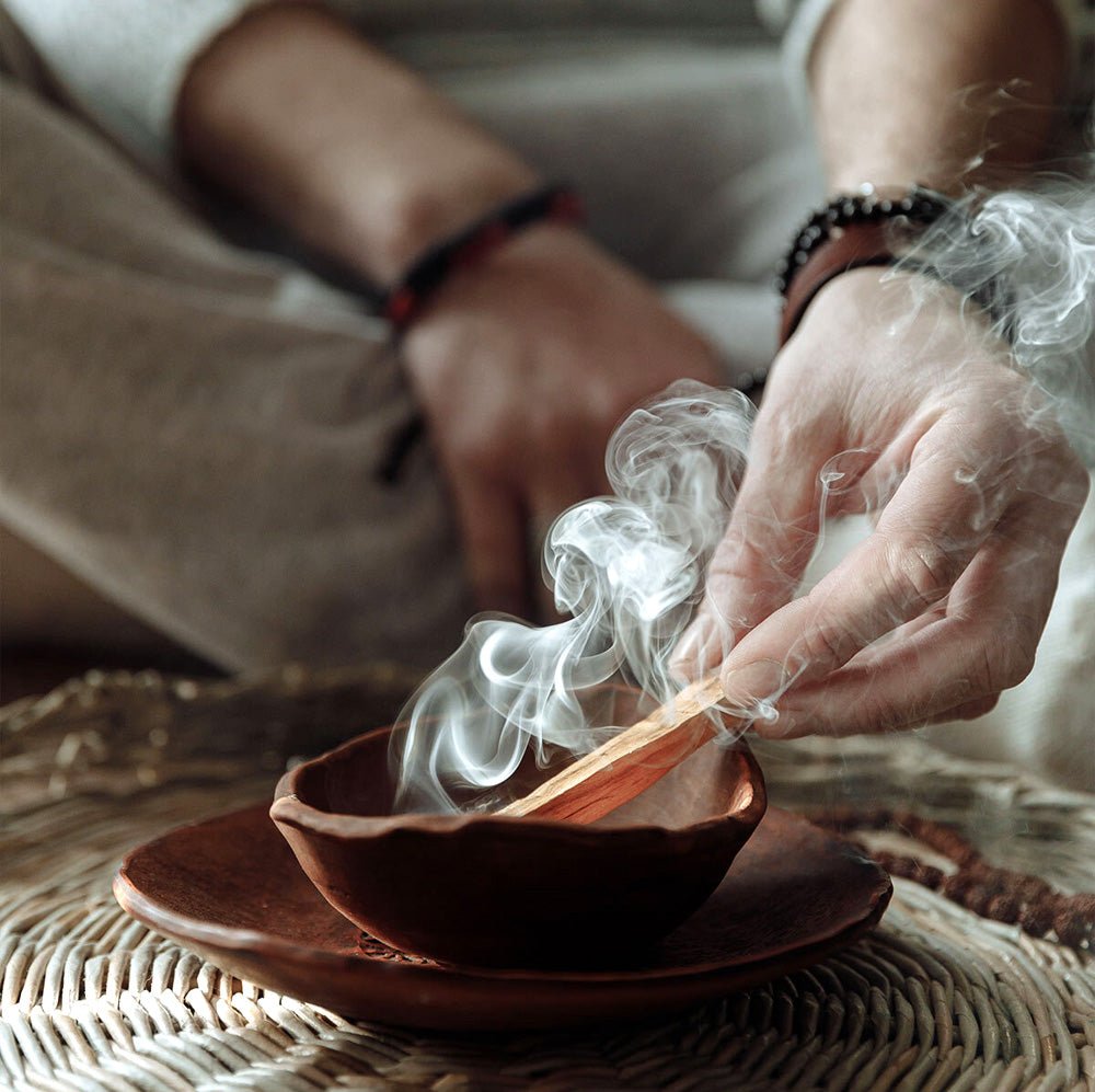 palo santo burning cleanse