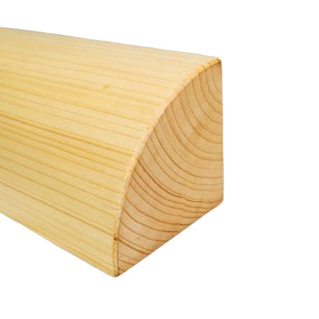 wooden quarter round yoga prop
