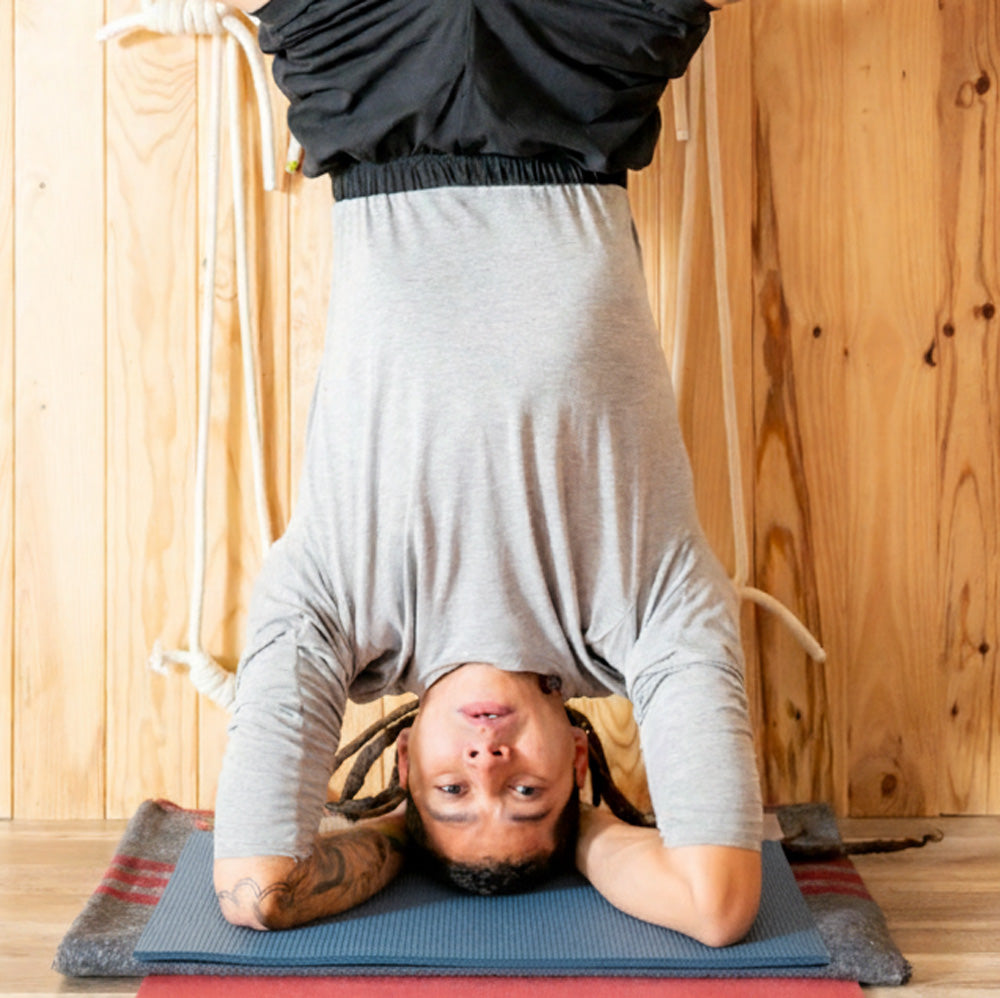sticky mat for yoga chair and sirsasana