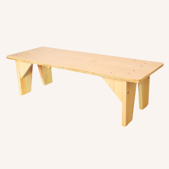 iyengar yoga wood bench