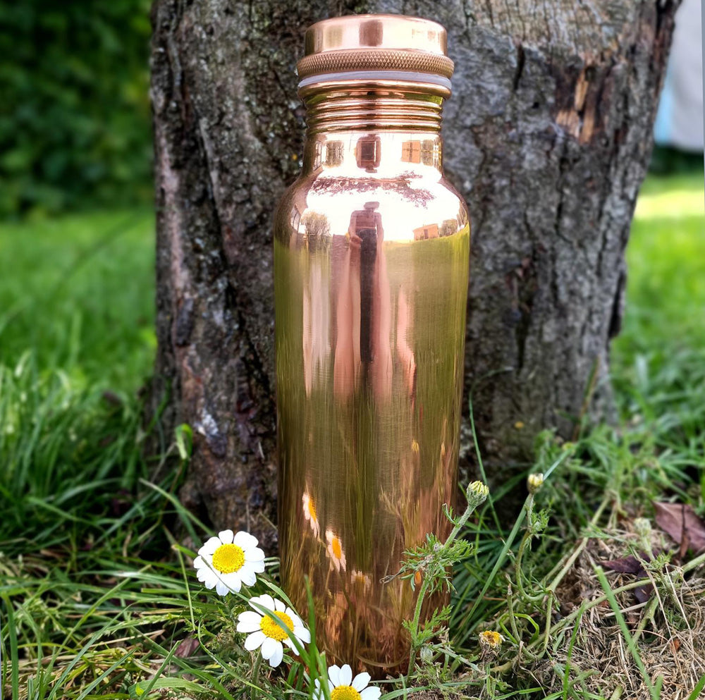 copper yoga water bottle