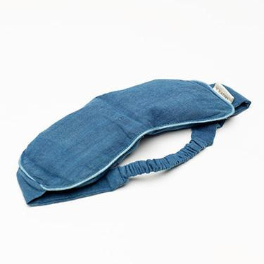 natural blue meditation eye pillow