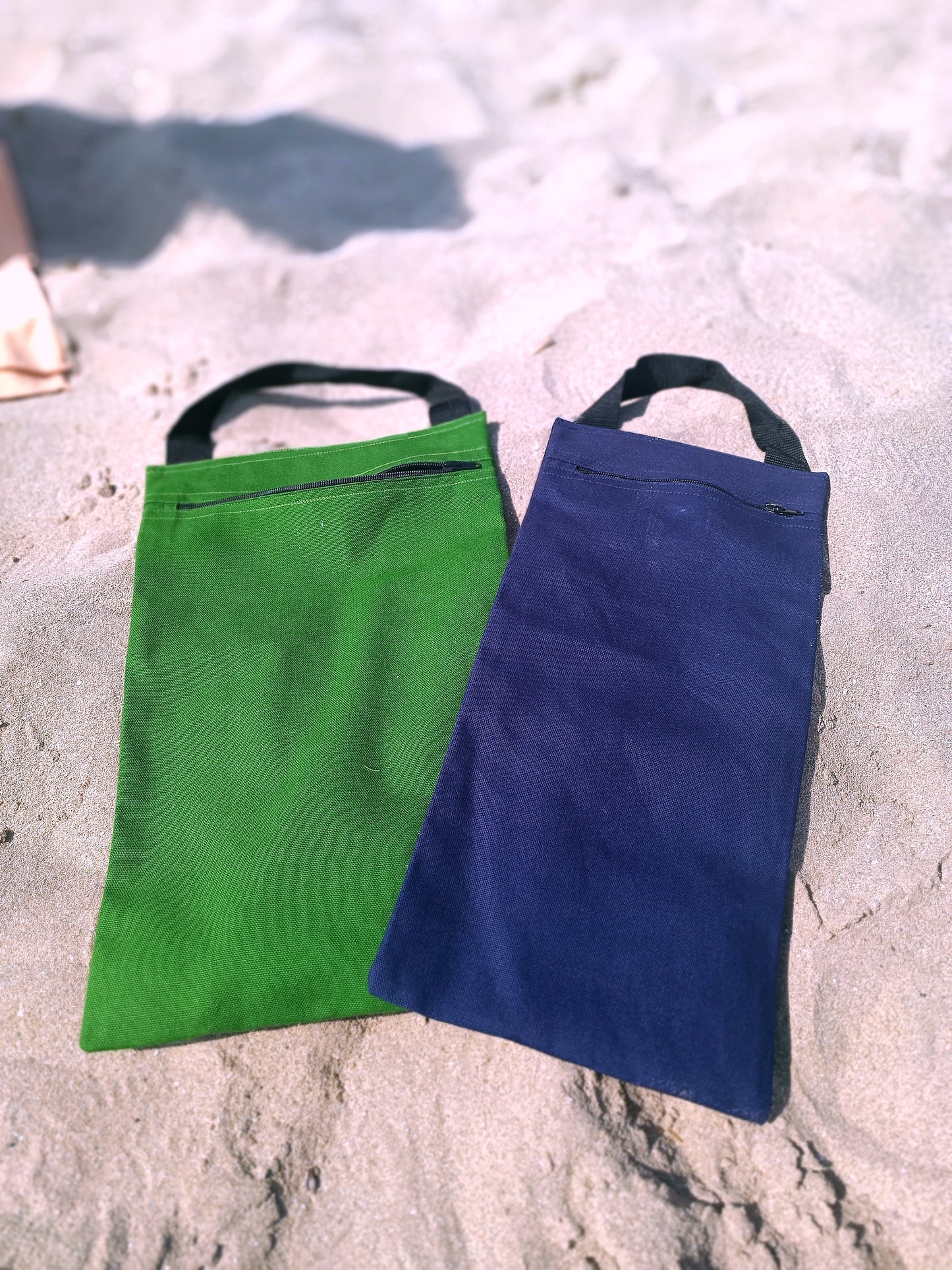 Yoga-Sandsackhülle - Rechteckig (Kapazität 10kg, Blau)