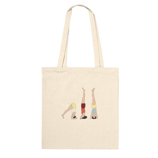 yoga tote bag sirsasana