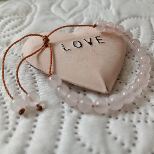 rose quartz bracelet