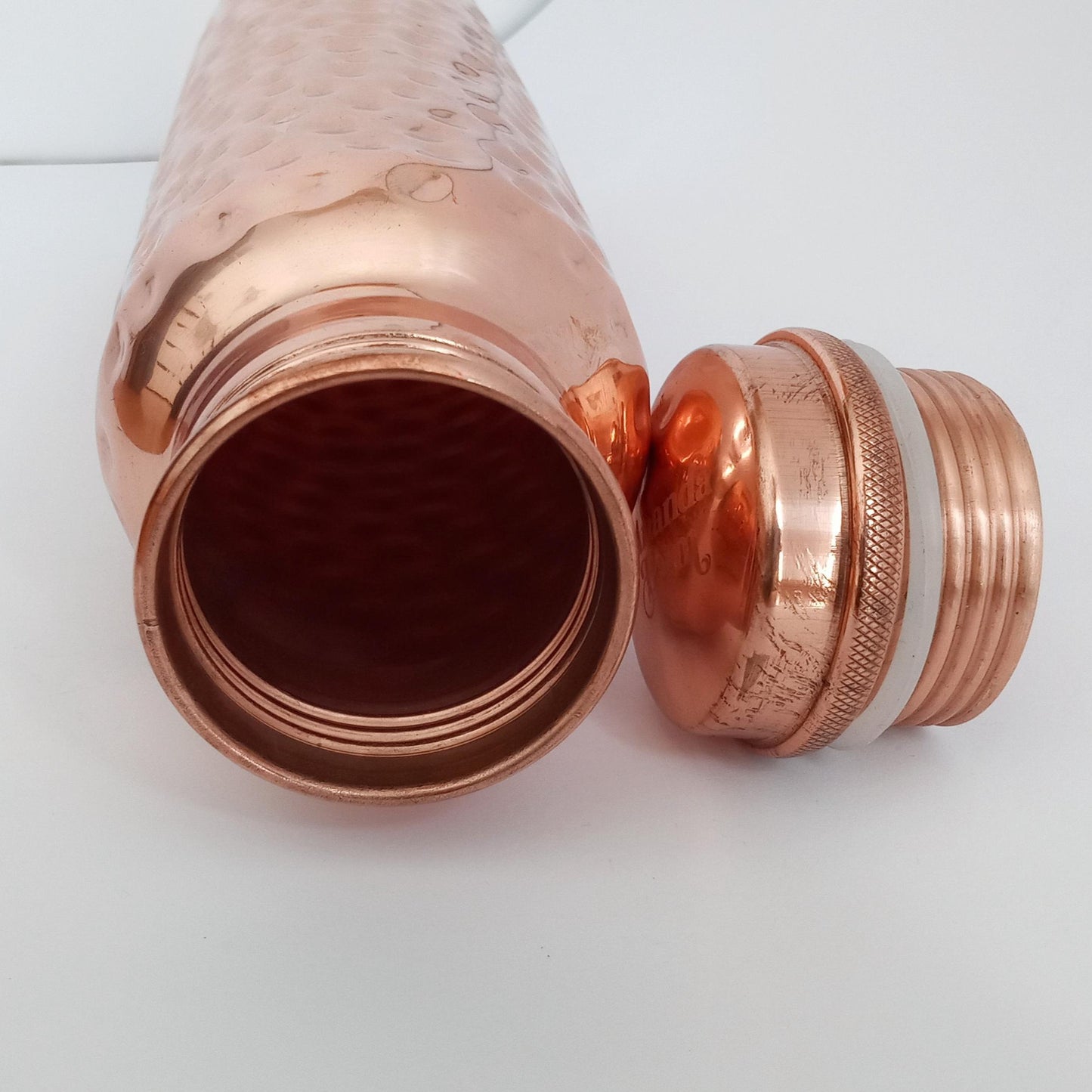 handcrafted copper water bottle