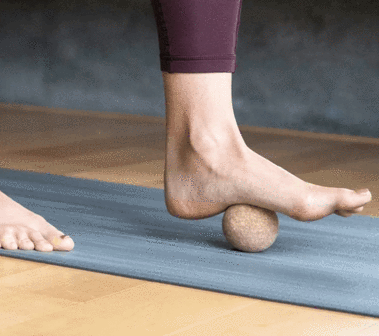 cork yoga massage ball