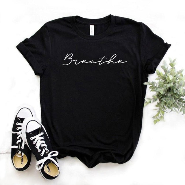breathe yoga tshirt