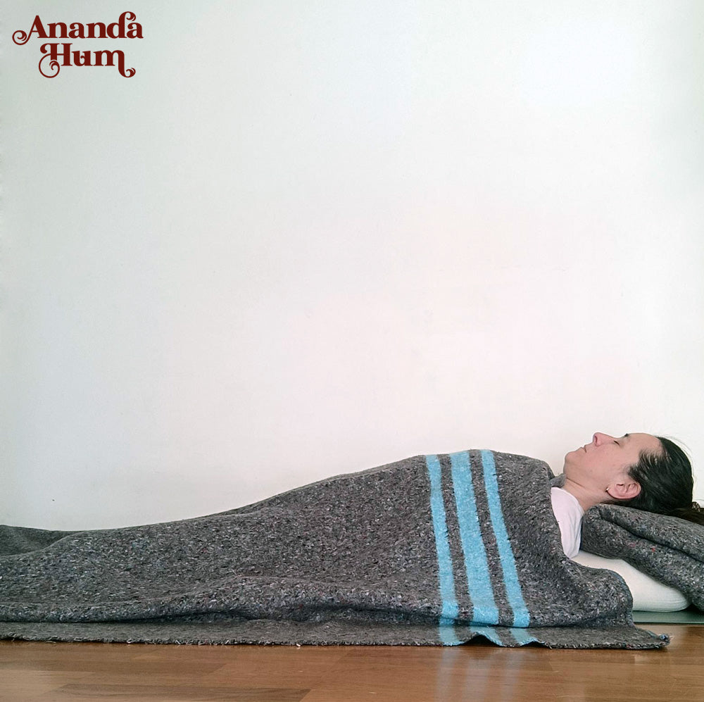 warm yoga blanket for relaxation